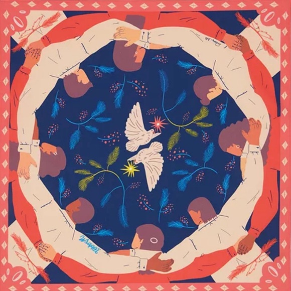 Wrapper Other - NWT, Wrapper Sparkle, Small Organic Cotton Furoshiki